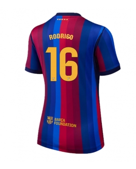 Billige Fotballdrakt Barcelona Rodri Hernandez #16 Replika Hjemmedrakt Dame 2026-27 Kortermet Billige Fotballdrakt Barcelona Rodri Hernandez #16 Replika Hjemmedrakt Dame 2026-27 Kortermet